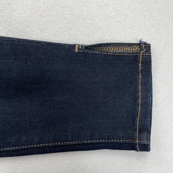 Frame Womens Blue Le High Skinny Mid Rise Pants Jeans Size 24 - Picture 10 of 11